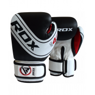 Перчатки боксерские KIDS WHITE/BLACK JBG-4B-4oz, 4 oz