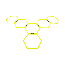 Набор шестиугольных напольных обручей Agility Hoops (JA-216), 6 шт.